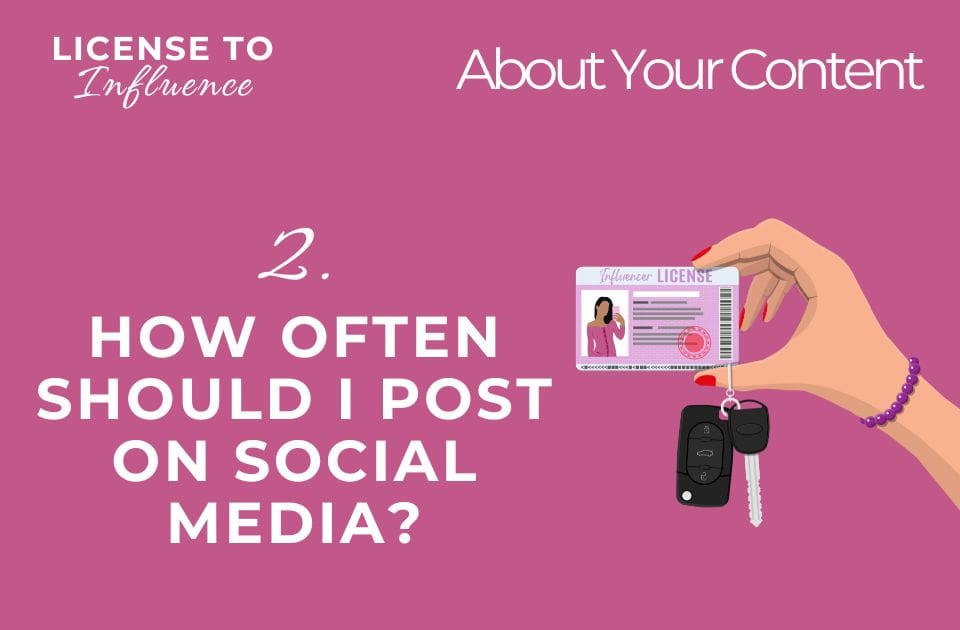 How often should I post on social media?
